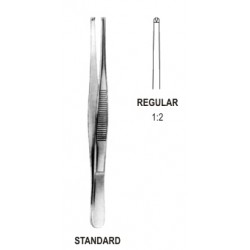 Pęseta chirurgiczna STANDARD dł. 25cm, 1x2zęby