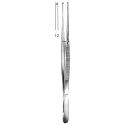 pęseta TYLOR 175mm, 1x2 zęby