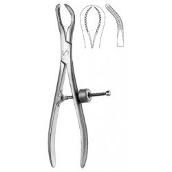 kleszcze do repozycji 24cm z regulacją, ząbkowane