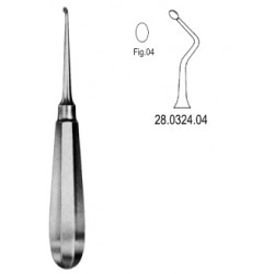 łyżeczka kostna USA Model 16cm Fig.4, prawa
