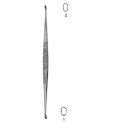 łyżeczka kostna WILLIGER 16,5cm, fig. 0/1 , podwójna