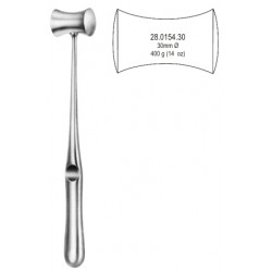 młotek kostny WILLIGER 24cm, 400g, fi 30mm