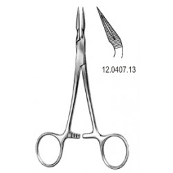 kleszcze STIEGLITZ 14cm, 45 stopni zagięte,  do ciał obcych