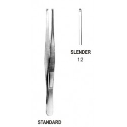 pęseta chirurgiczna STANDARD 15,0cm 1x2zeby