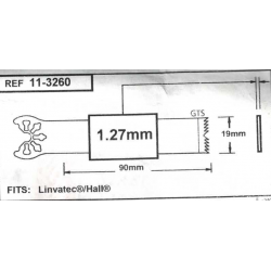 ostrze do piły LINVATEC/HALL 90x19x1.27mm