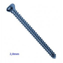 Wkręt korowy samogwintujący średnica 2,0mm, dł. 24mm