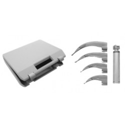 zeastaw laryngoskopowy Macintosh, światłowód, 5 łyżek...